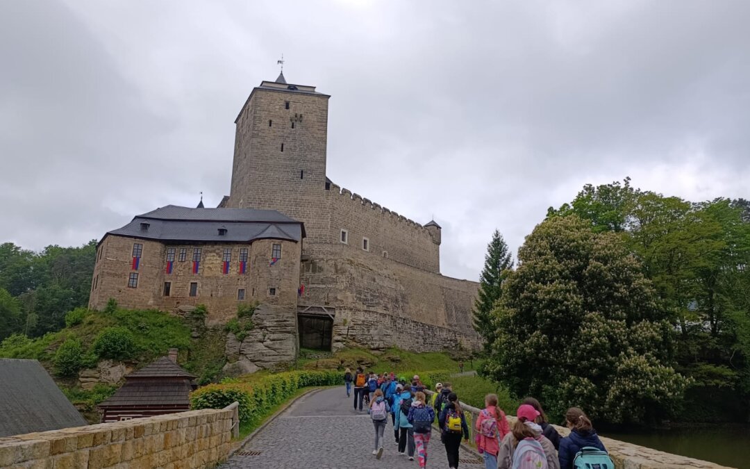 Výlet třetích tříd na Kost